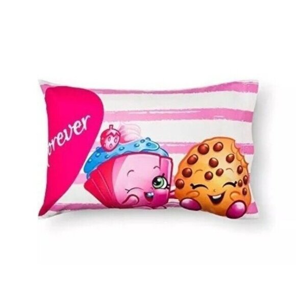 SHOPKINS Pillowcase Best Friend Forever. 20" x 30" New! - Picture 2 of 2